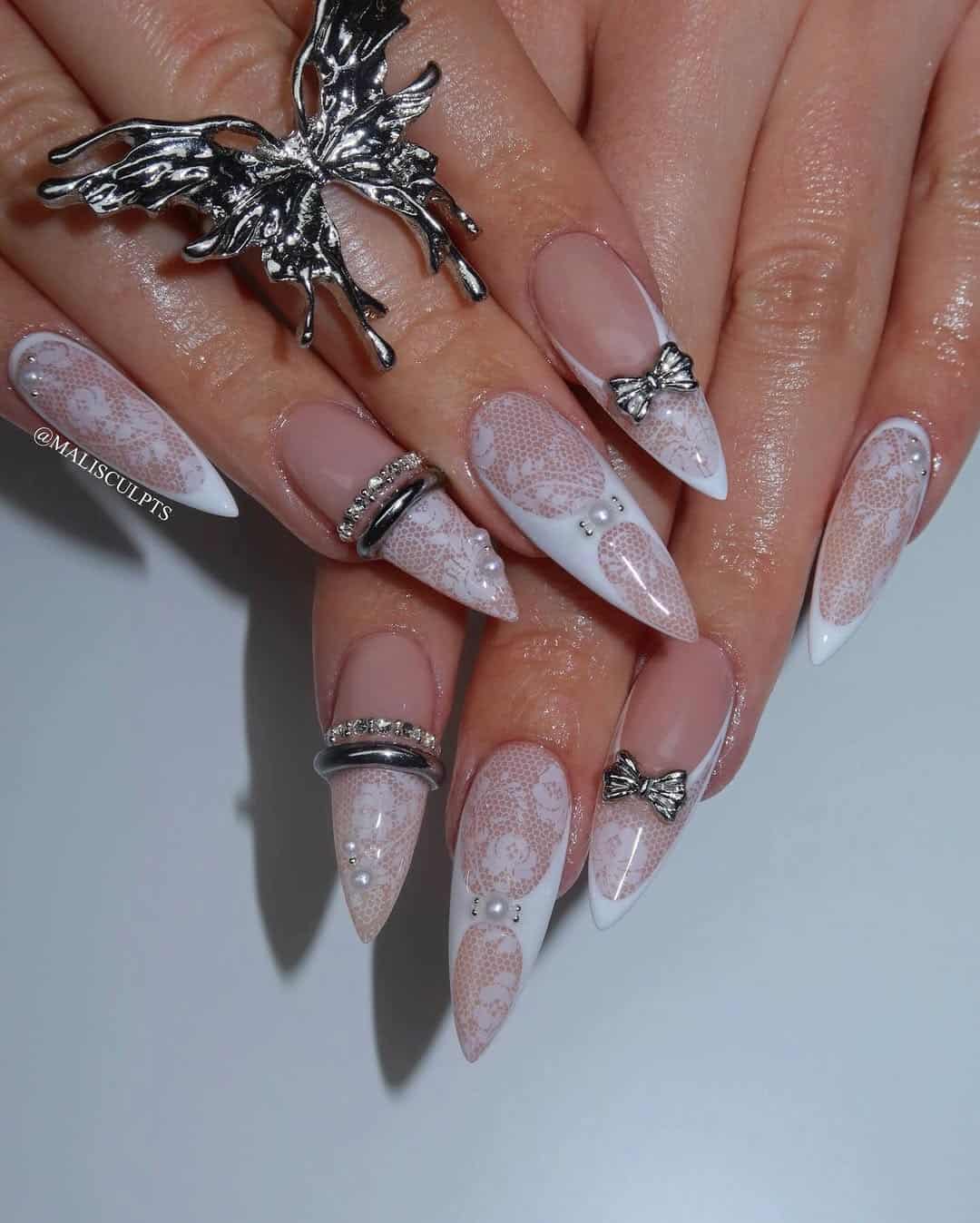 The “Lace” Manicure Trend That Is Getting Us Through This Year