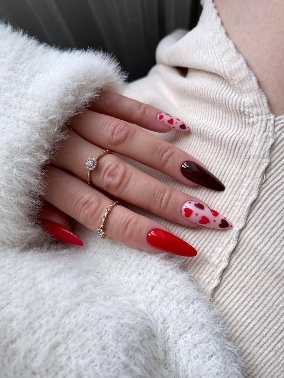 When Red Nails Go Maximalist, Subtle Is Out the Window- So, Copy These Designs!