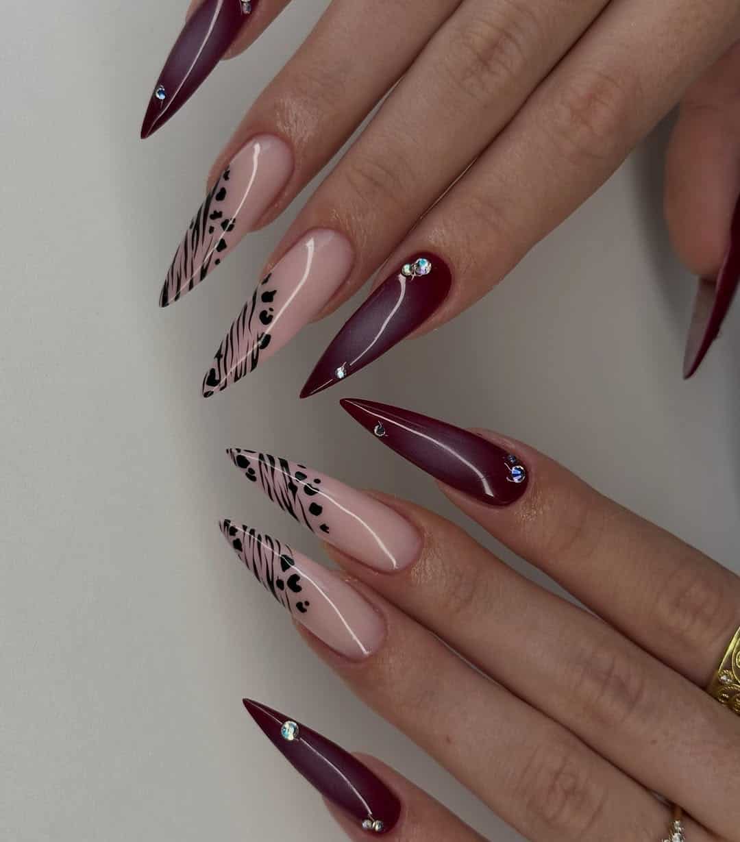 When Red Nails Go Maximalist, Subtle Is Out the Window- So, Copy These Designs!