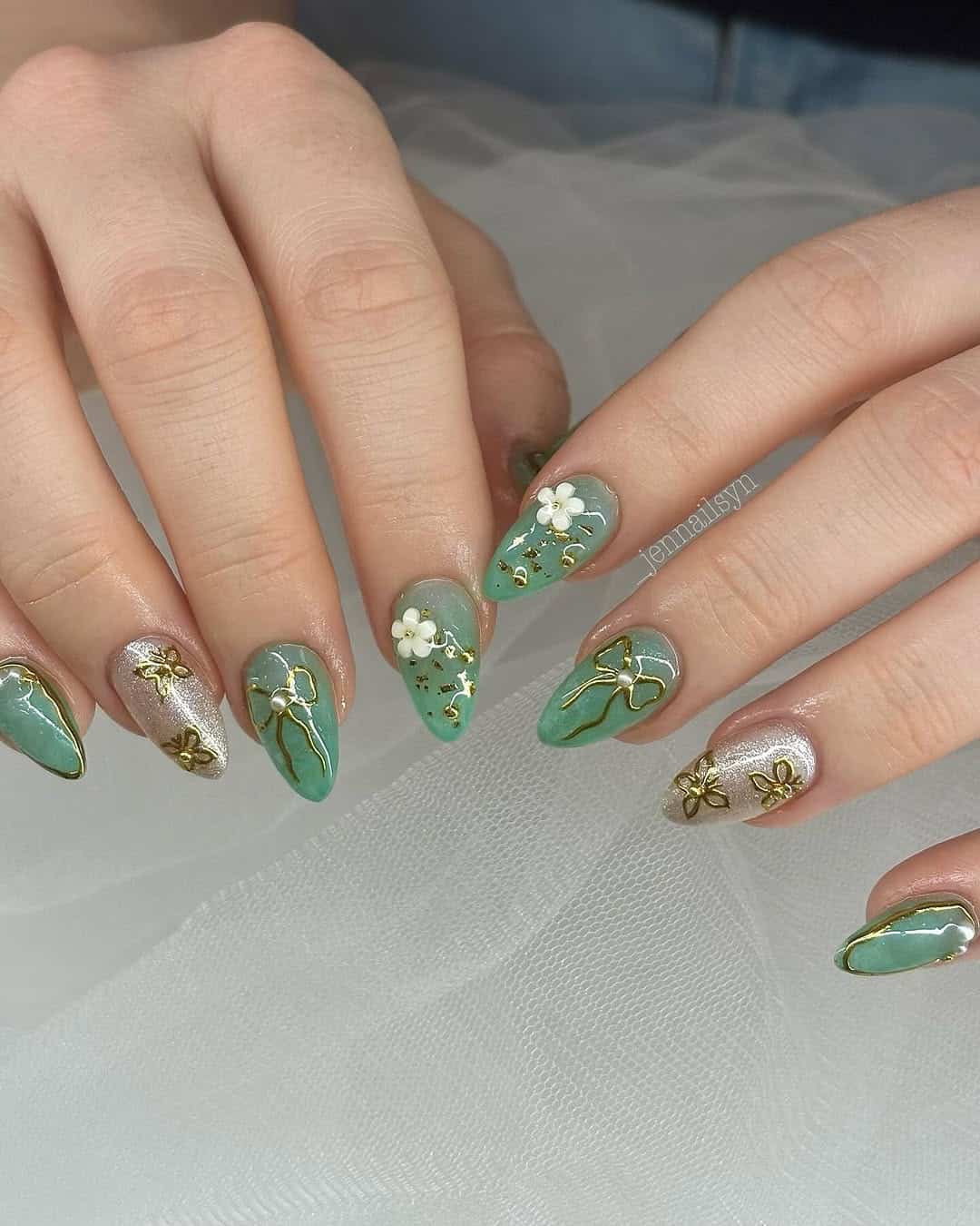 Bookmark These 30 Jade Nail Ideas for Your Next Salon Visit