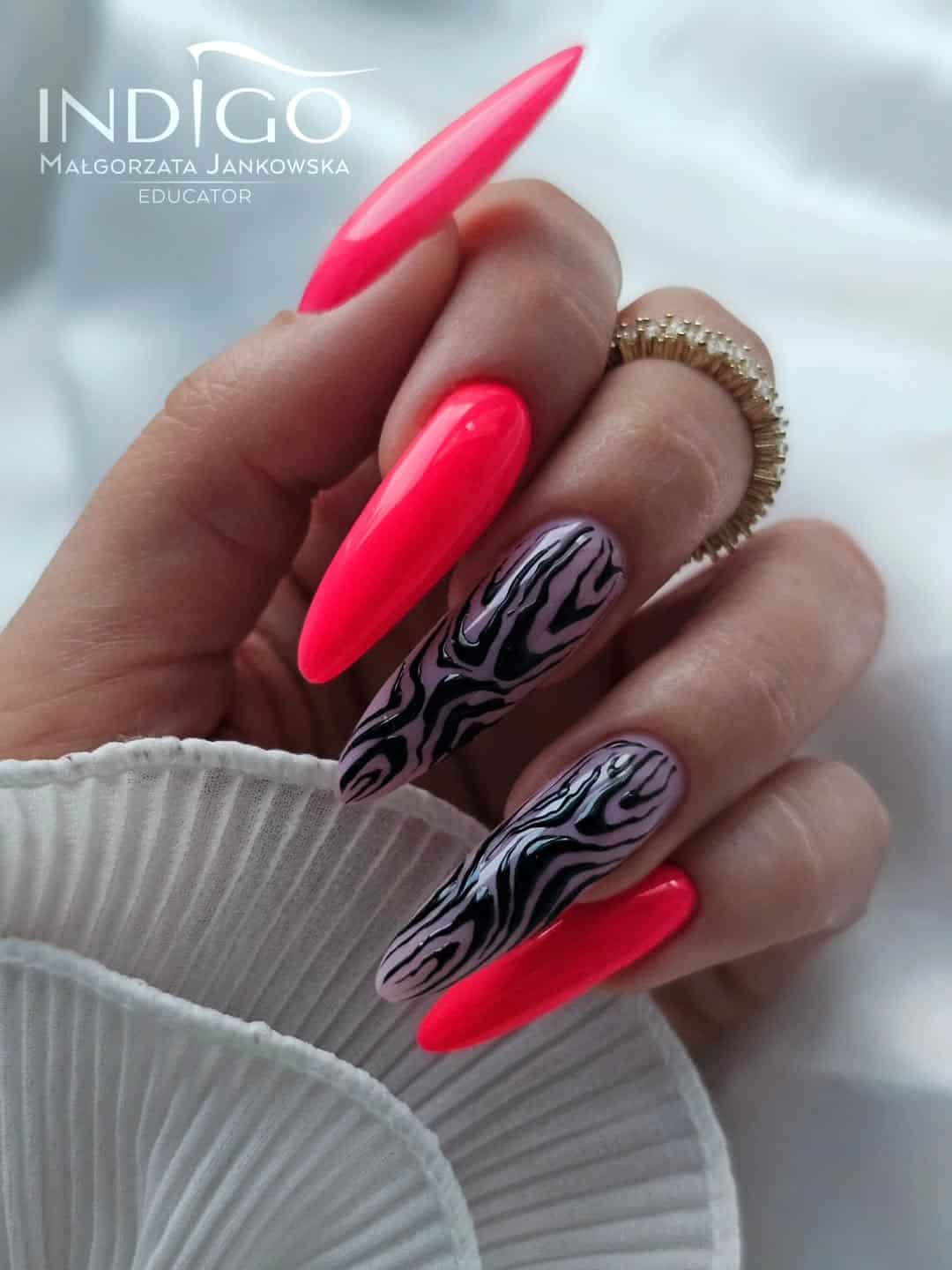 When Red Nails Go Maximalist, Subtle Is Out the Window- So, Copy These Designs!