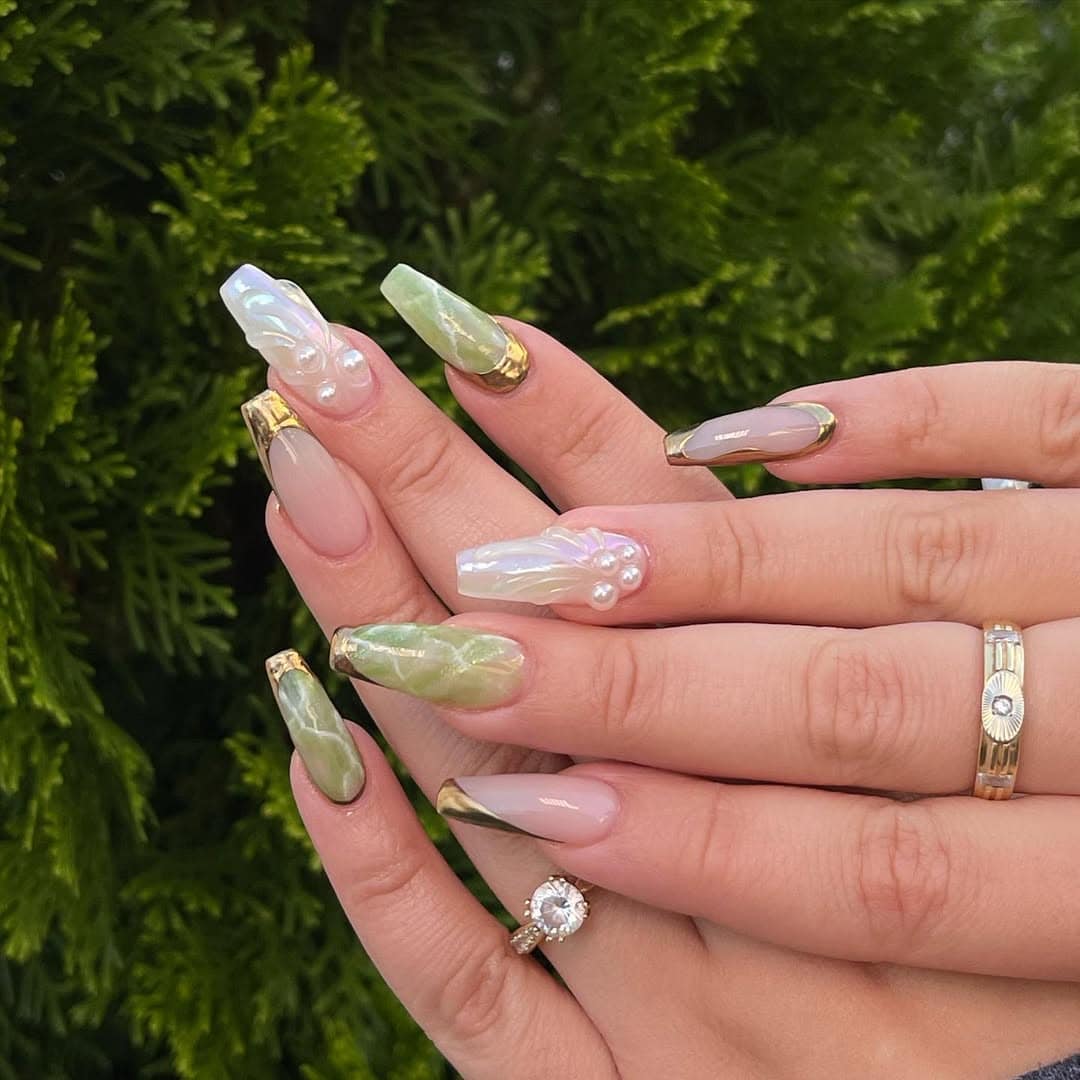 Bookmark These 30 Jade Nail Ideas for Your Next Salon Visit