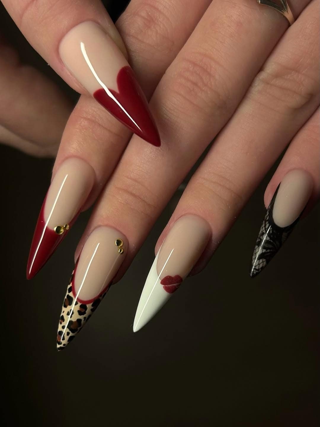 When Red Nails Go Maximalist, Subtle Is Out the Window- So, Copy These Designs!
