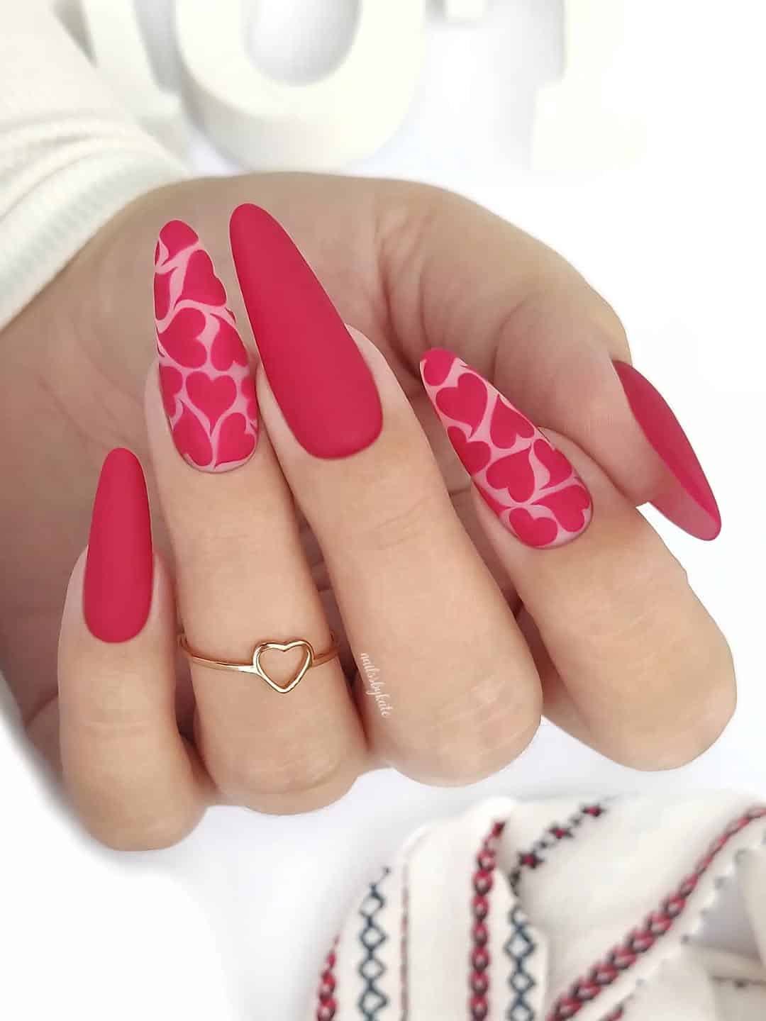 When Red Nails Go Maximalist, Subtle Is Out the Window- So, Copy These Designs!