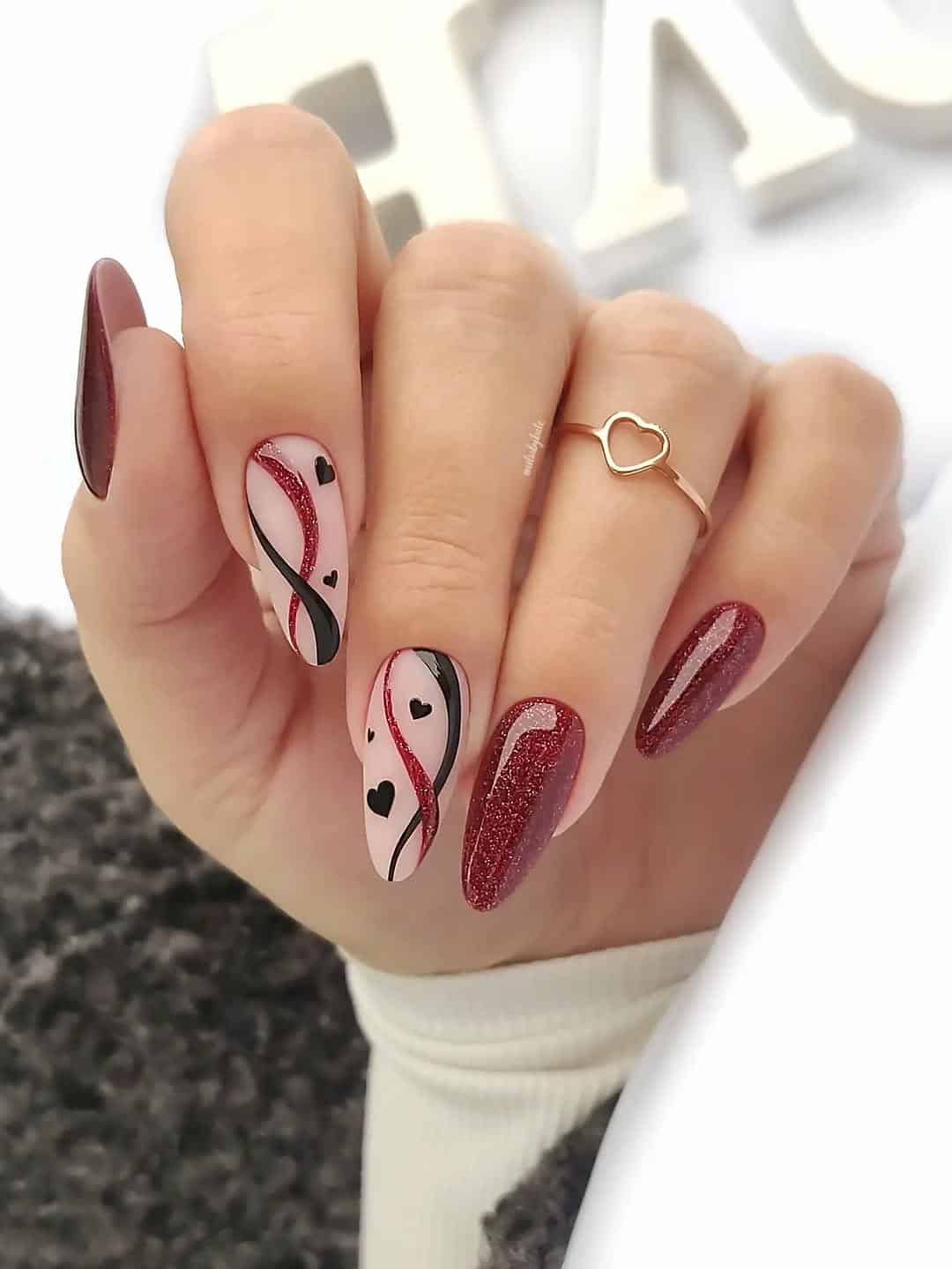 When Red Nails Go Maximalist, Subtle Is Out the Window- So, Copy These Designs!