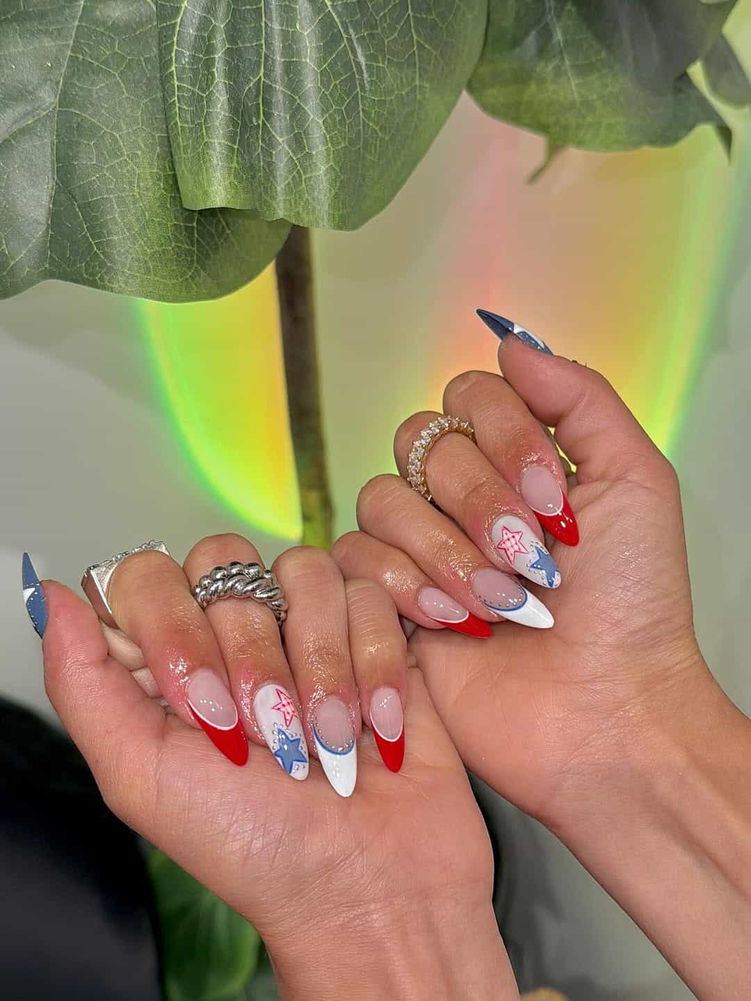 When Red Nails Go Maximalist, Subtle Is Out the Window- So, Copy These Designs!