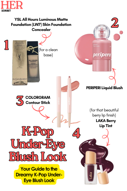 How to Master the K-Pop “Under-Eye” Blush Look